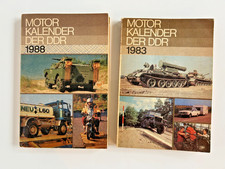 2x DDR Motorkalender 1983 1988 Motorrad Auto NVA