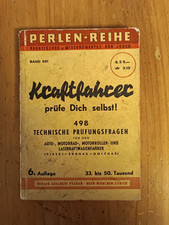 Perlen Reihe Kraftfahrer prüfe dich selbst Automobilia Katalog Literatur KB