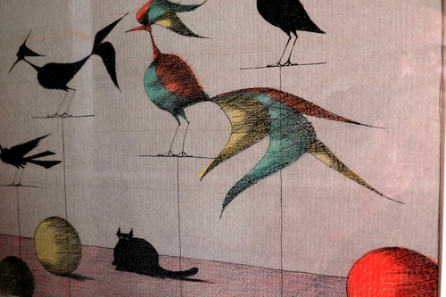 Paul flora katze und vögel - und, vögel"
