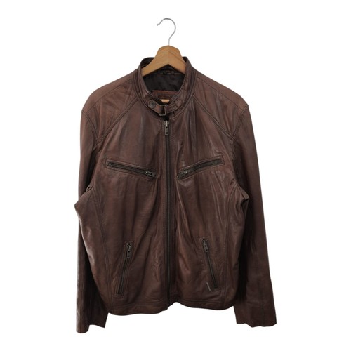 90s vintage herren bikerjacke - 90s,