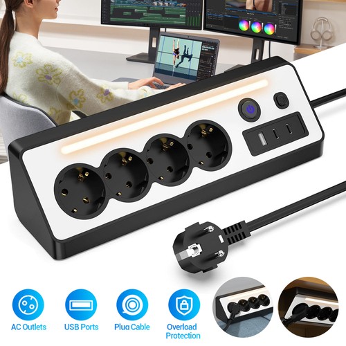 Steckdosenleiste mit usb - mit,