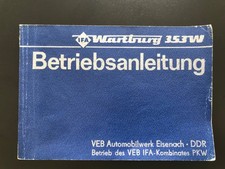 Wartburg 353 Betriebsanleitung