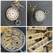 Antike Mechanische Taschenuhr für den Chinesischen Markt Pocket Watch-  Spz2