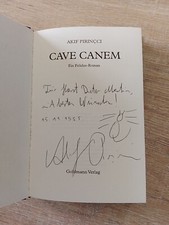 Akif Pirincci: Cave Canem. Ein Felidae-Roman. Neuwertig. Gebunden. Signiert 