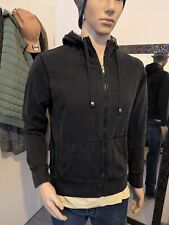 Herren Jungen Autark Wormland Kapuzenpullover Zip Hoodie Schwarz Gr.M