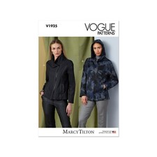 Vogue Schnittmuster V1925 - sportliche Jacke mit Kapuze oder Kragen