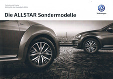 Prospekt VW Preisliste VW