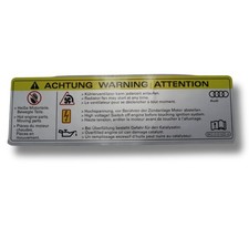 Original Audi  Hinweisschild -