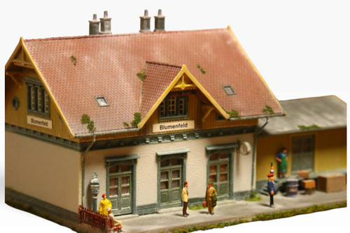 Diorama bahnhof blumenfeld - diorama,