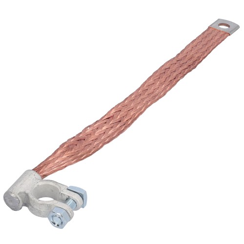 Batteriemasseband kupfer 30cm - batteriemasseband,