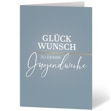Jugendweihe karte xxl - jugendweihe,