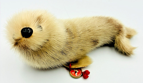 Vintage real fur seal otter - real,
