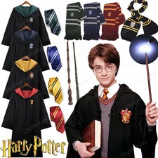 Harry Potter Kostüm Umhang Robe Mantel Krawatte Gryffindor Slytherin Ravenclaw