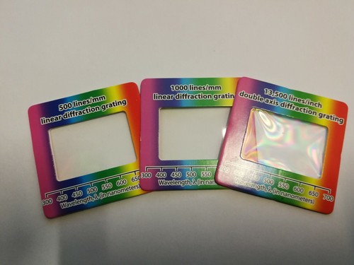 Diffraction slides 500 - 3,