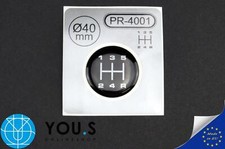 1x SHIFT LEVER STICKER Ø 40mm