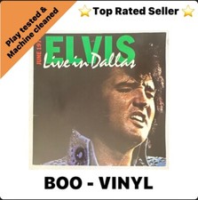 Elvis Presley - Elvis Live In Dallas Lp Vinyl Record EX / EX 