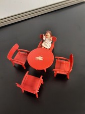 Antikes puppenstubenmöbelset - antikes,