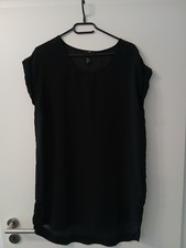 Oberteil Shirt Chiffon Schwarz