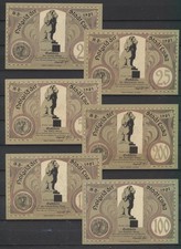 Lucka - Stadt - 6x Notgeld - L