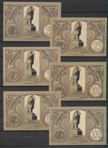 Lucka stadt notgeld l - stadt,