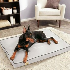 L-XXXL Orthopädisches Hundebett Hundesofa Waschbar Hundekissen Schlafplatz Grau