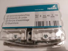 8 Stk Verbindungsbeschlag, Befestigungselemente Schrankmontage Möbelmontage