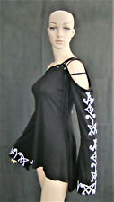 Top, Shirt, Gothic, Halloween, Witch, Hexe, Dark, Pentagramm, Tattoo, Gr. S-M