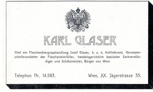 Karl glaser wien chef - glaser, der