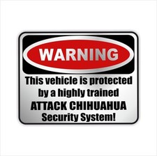 Auto Aufkleber Sticker Warning