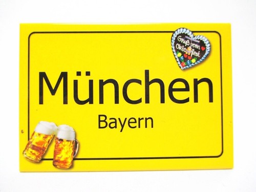 München bayern ortsschild - münchen,