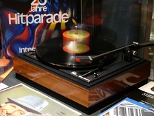 Highend! Plattenspieler PE 2015 ,Edelholz-Zarge, TOP restauriert, 10er-Wechsler!