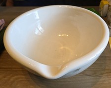  großer schwerer Rosenthal  - Porzellan Mörser D:36cm. Ohne Stössel. 