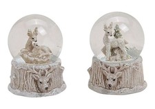 Schneekugel Hirsch Motiv aus