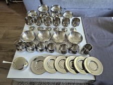AMC Edelstahl (18/10) Trinkbecher, Sektkelche, Dessertschalen,  Konvolut!