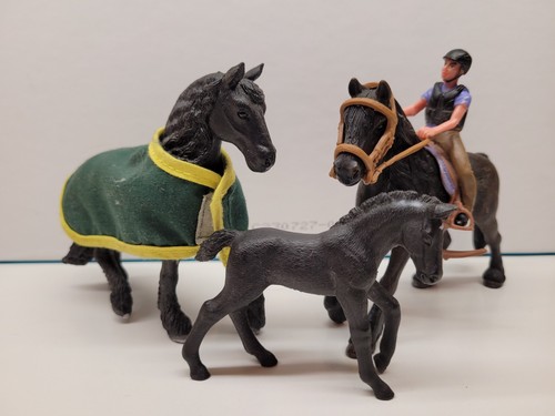 Schleich pferde set friesen - 3,