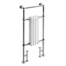 Badheizkörper Handtuchhalter Heizkörper Traditionell Vintage 4 Säulen Weiß Wärmer