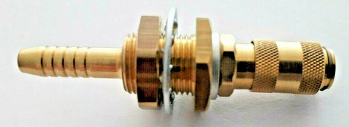 Einbaubuchse für gas sowie - für,