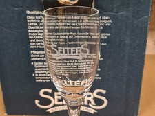 6 Selters Gläser Kristallglas