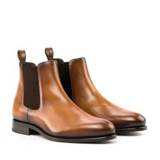 Zanzibar chelsea boots cognac - chelsea,
