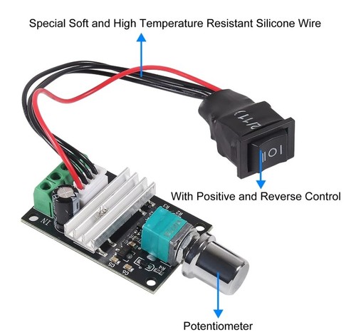 Motor speed controller pwm - dc,