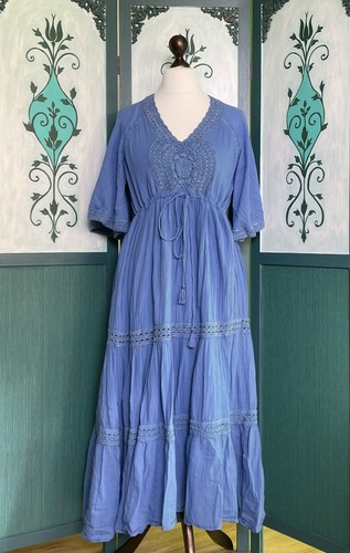 Derhy maxikleid l blau - derhy,