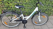 Kinderfahrrad - Mädchenfahrrad Pegasus  24 Zoll weiss-hellgrün