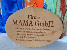 Spruchbrett Türschild