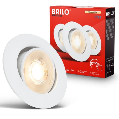 Led einbaustrahler 68mm 3er - led,