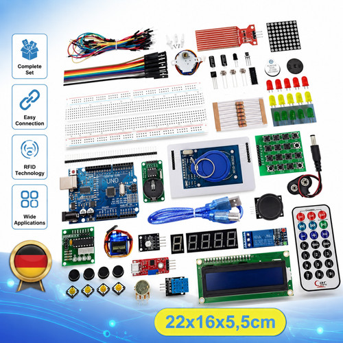 Starter kit für arduino uno - kit,