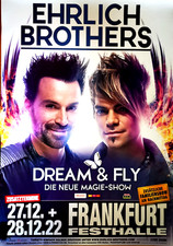 EHRLICH BROTHERS 2022 FRANKFURT - orig. Concert Poster - Plakat - DIN A1