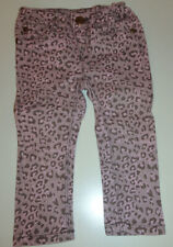 Rosa/braun gemusterte Jeans