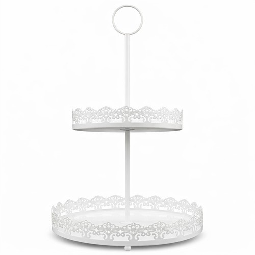 Etagere stöckig weiß - etagere,