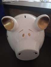Sparschwein "Hochzeit" weiß