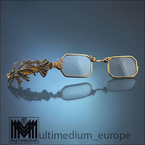 Jugendstil lorgnon 585 gold - jugendstil,